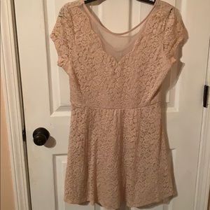 Light pink Charlotte Russe mini dress